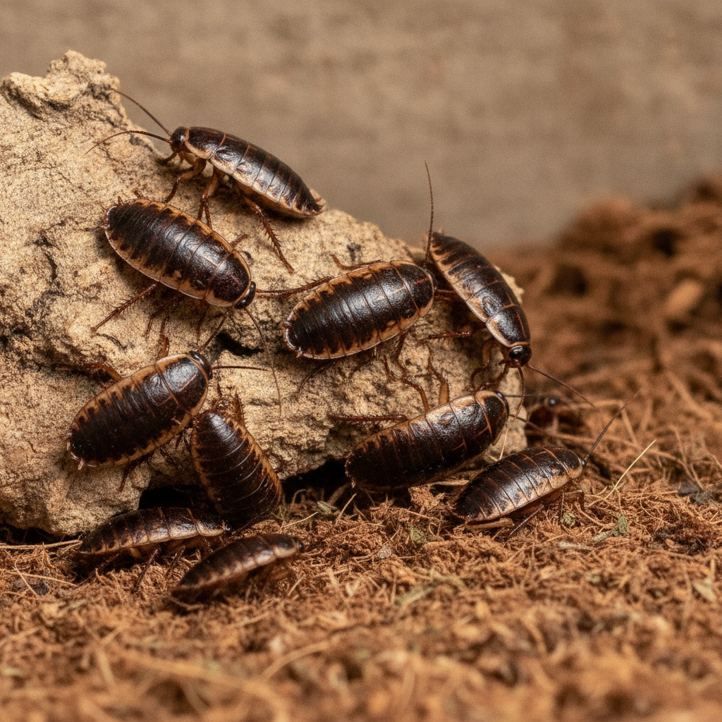 close image of Live Dubia Roaches