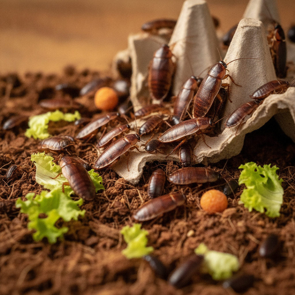 landscape image of Live Dubia Roaches