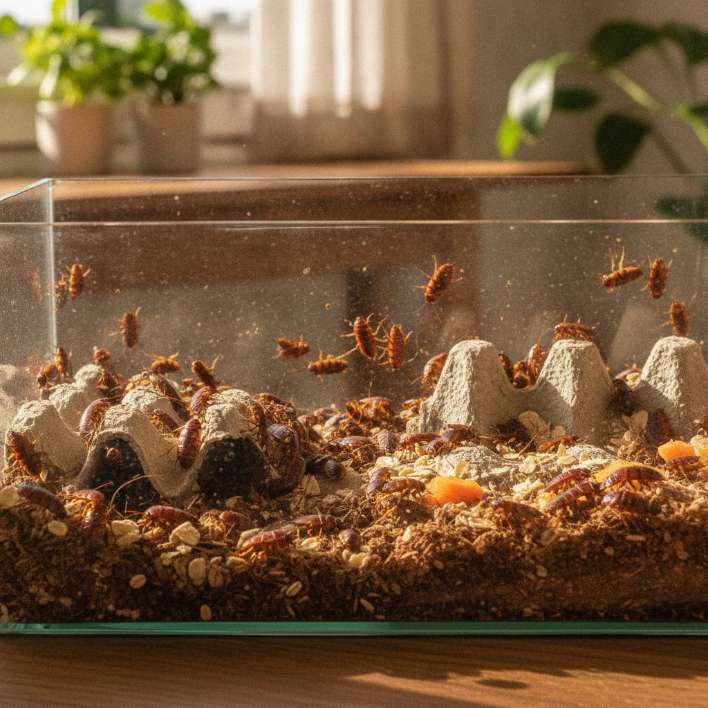 landscape image of Live Dubia Roaches