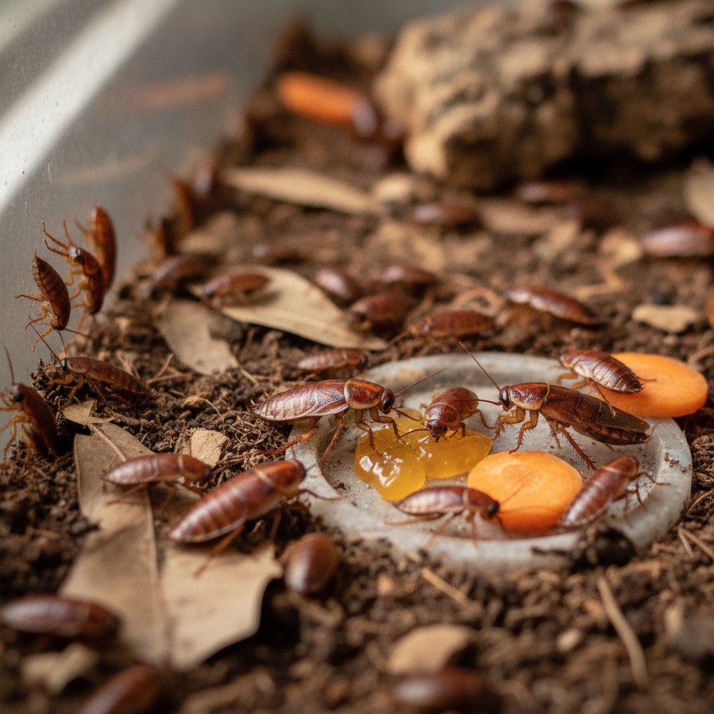 landscape image of Live Dubia Roaches