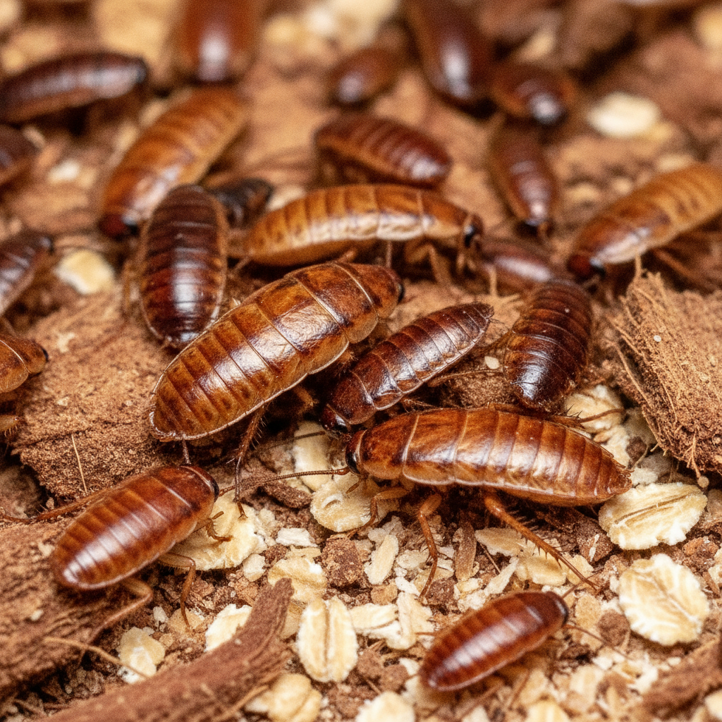 close image of Feeder Cockroaches